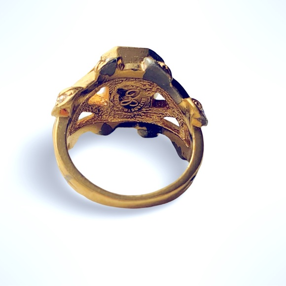 Vintage Avon Elizabeth Taylor Sparkle Kiss Ring - Picture 3 of 3